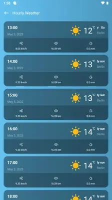 Daily Weather Free android App screenshot 7